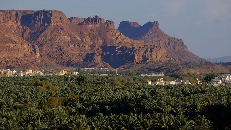 AlUla is an ancient city in northwestern Saudi Arabia.