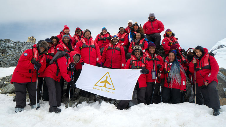 An Up in the Air Life group trip to Antarctica