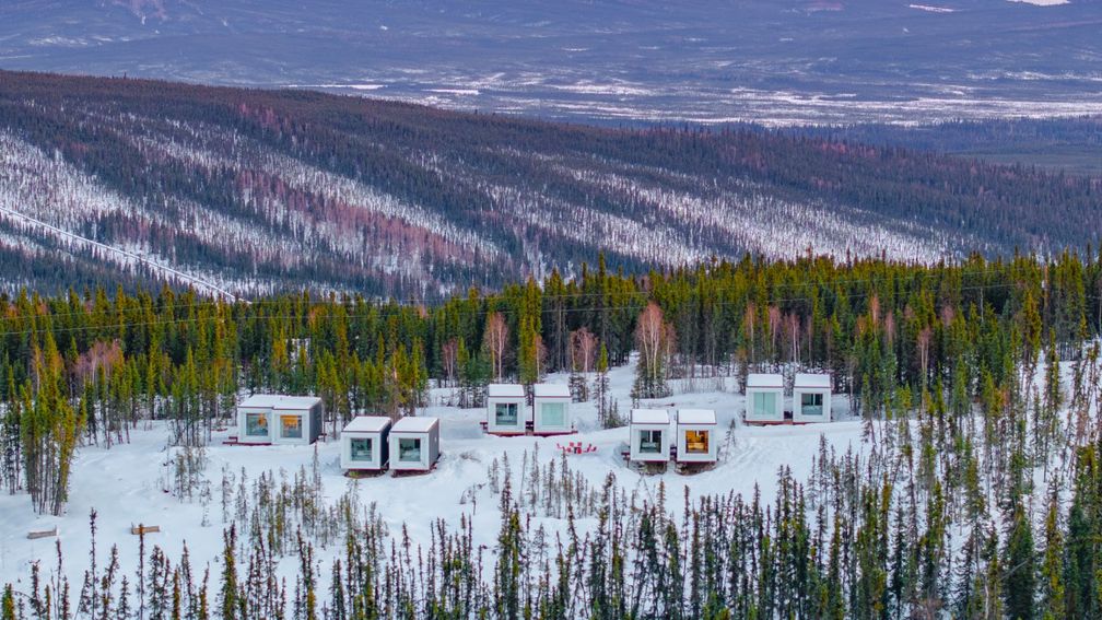 Borealis Basecamp Aerial