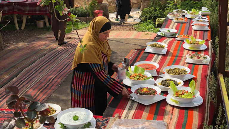 Clients can have lunch at Bait Khayrat Souf. // © 2018 Kenneth Shapiro