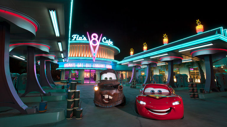 Clients can only visit Cars Land in California.