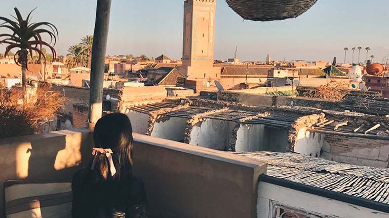 Many restaurants in Marrakech are as beautiful as the food they serve, including Atay Cafe Food in the Old Medina. // © 2018 Valerie Chen