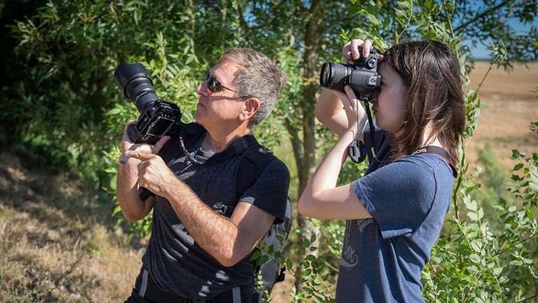 Professional photographer Mark Edward Harris (left) and Uniworld team up to produce the Floating Photo Workshop. // © 2017 Samantha Lau (a student of the workshop)