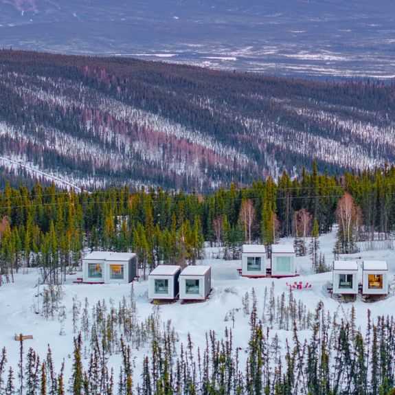 Borealis Basecamp Aerial