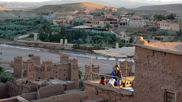 Travelers on Intrepid Travel’s 10-day South Morocco Discovery trip visit stunning destinations such as Ait Benhaddou, which has been dubbed “Moroccan Hollywood.” // © 2018 Valerie Chen